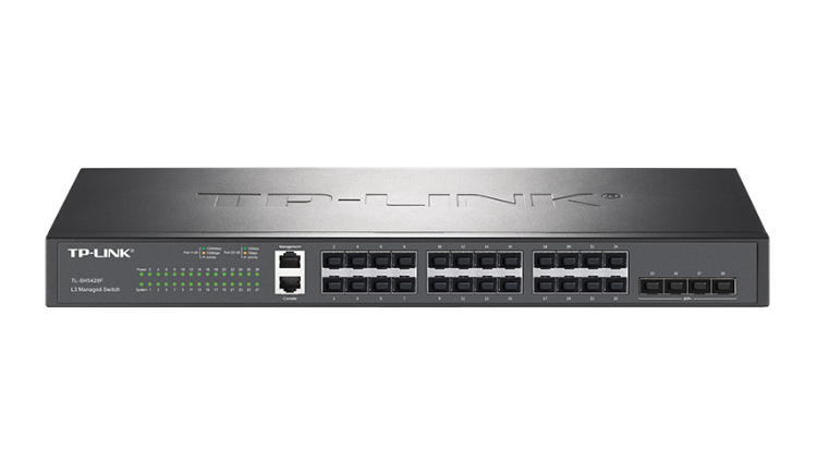 TP-LINK TL-SH5428F 萬(wàn)兆上聯(lián)三層網(wǎng)管交換機(jī)